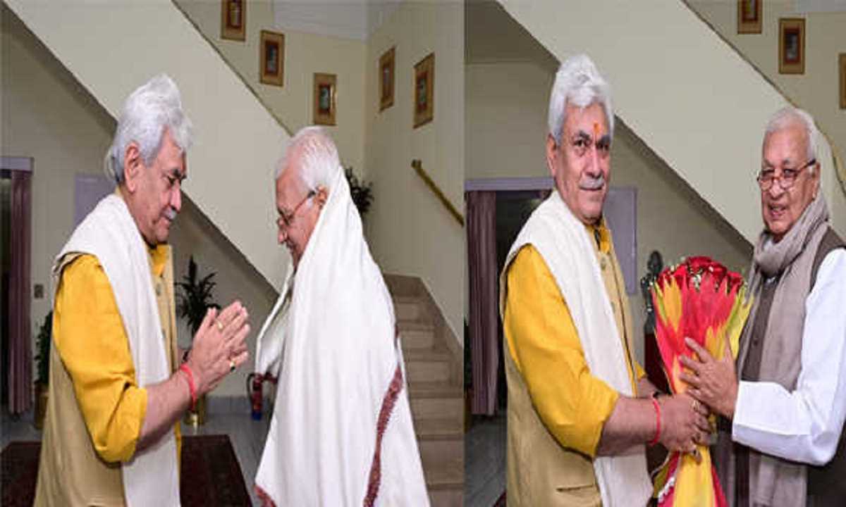 शांति के लिए नए खतरे देख रहे हैं: उपराज्यपाल सिन्हा