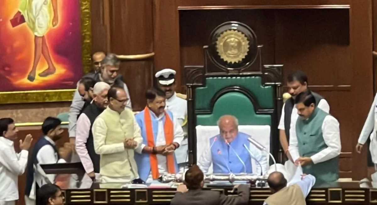 नरेंद्र सिंह तोमर मध्य प्रदेश विधानसभा के अध्यक्ष सर्वसम्मति से निर्वाचित