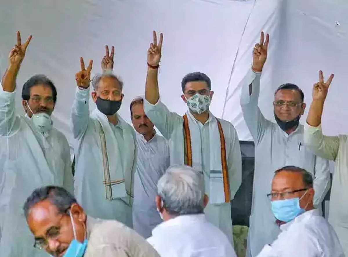 राजस्थान में कांग्रेस विधायक दल की शाम को बैठक