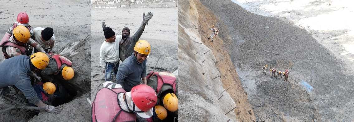 चमोली आपदा: आईटीबीपी, नौसेना के साथ DRDO की टीम रेस्क्यू ऑपरेशन में शामिल