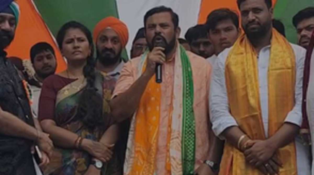 तिरंगा यात्रा निकालने पर मुकदमा दर्ज करने की धमकी दे रही पुल‍िस : टी.राजा सिंह