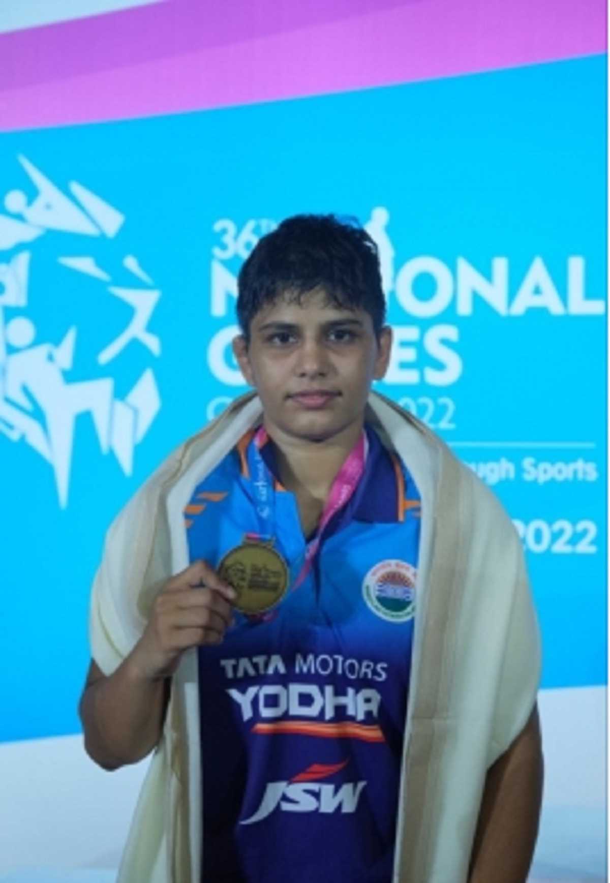 युवा पहलवान अंतिम पंघाल ने पदार्पण में राष्ट्रीय खेलों का स्वर्ण पदक जीता