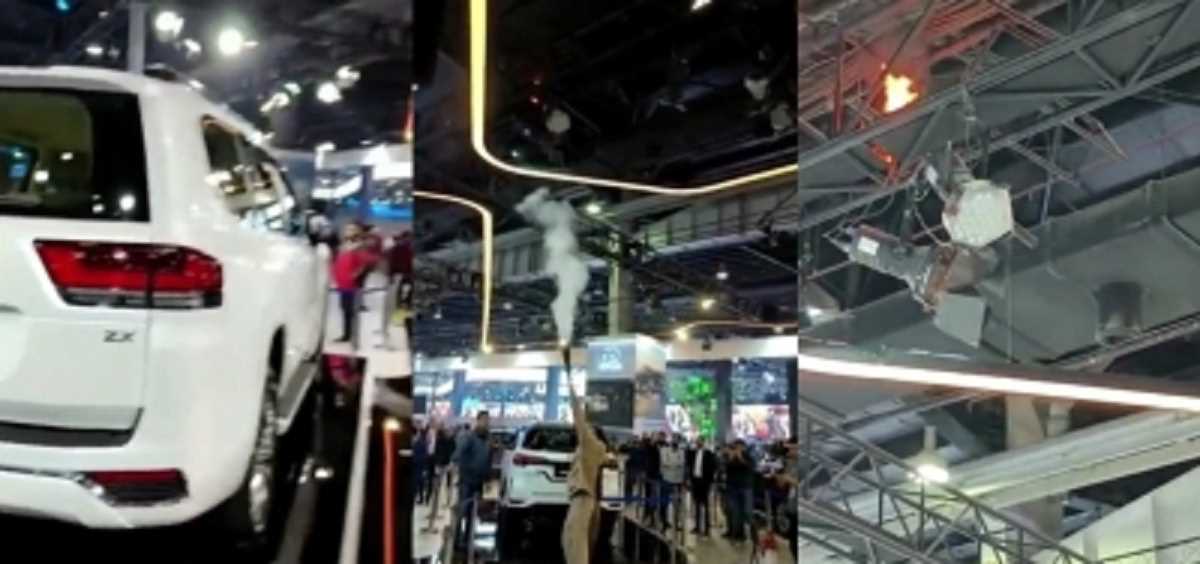 ऑटो एक्सपो 2023 : टोयोटा पवेलियन में शॉर्ट सर्किट, निकली आग की लपटें ऑटो एक्सपो 2023 : टोयोटा पवेलियन में शॉर्ट सर्किट, निकली आग की लपटें