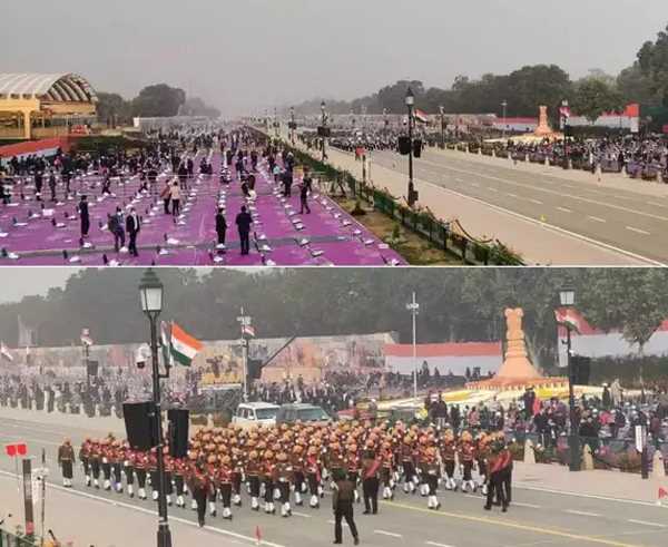 पीएम मोदी ने किया राष्ट्रपति कोविंद का स्वागत, राष्ट्रगान और 21 तोपों की सलामी के बाद राजपथ पर परेड शुरू पीएम मोदी ने किया राष्ट्रपति कोविंद का स्वागत, राष्ट्रगान और 21 तोपों की सलामी के बाद राजपथ पर परेड शुरू