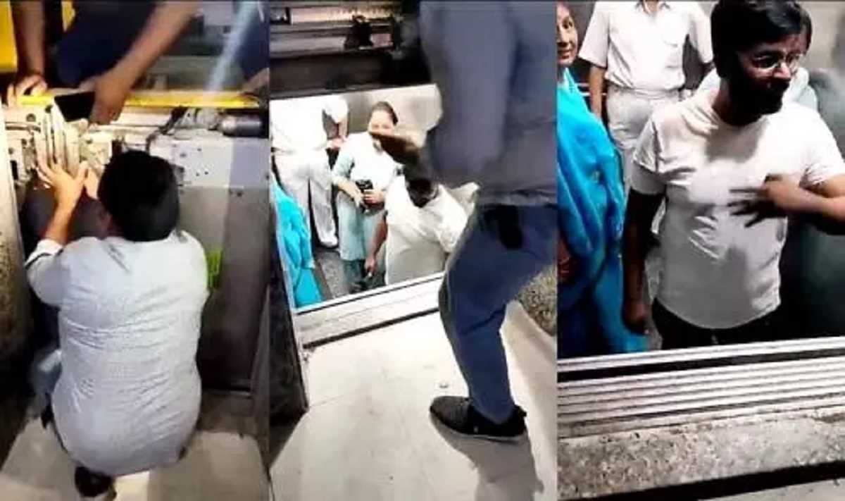 लिफ्ट में फंसने का एक और मामला आया सामने, लिफ्ट एक्ट की मांग ने पकड़ी जोर