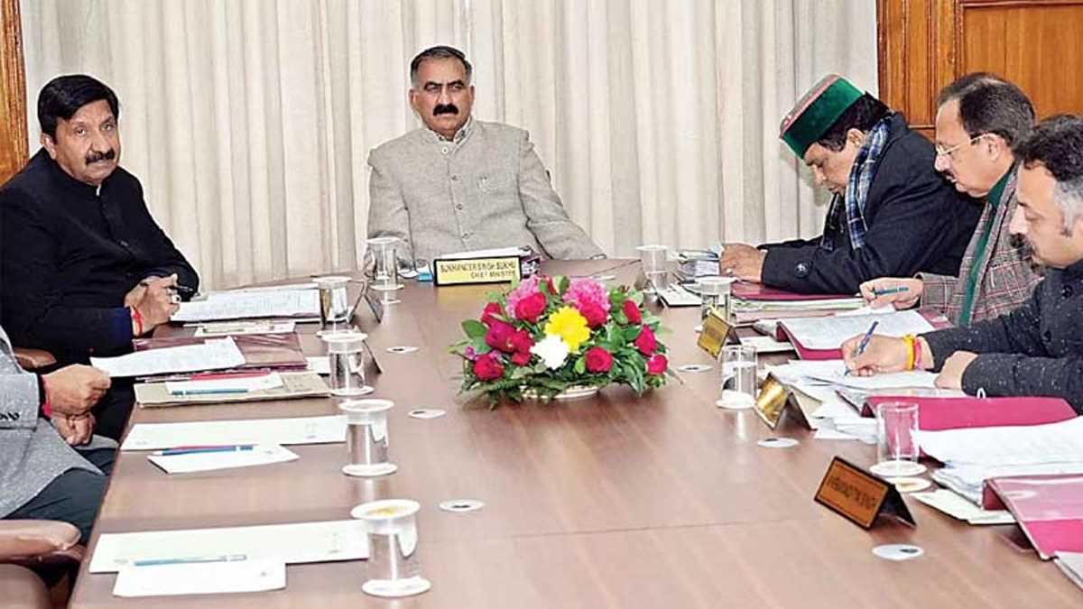 मंत्रिमंडल की बैठक में होंगे बड़े फैसले : सुक्खू