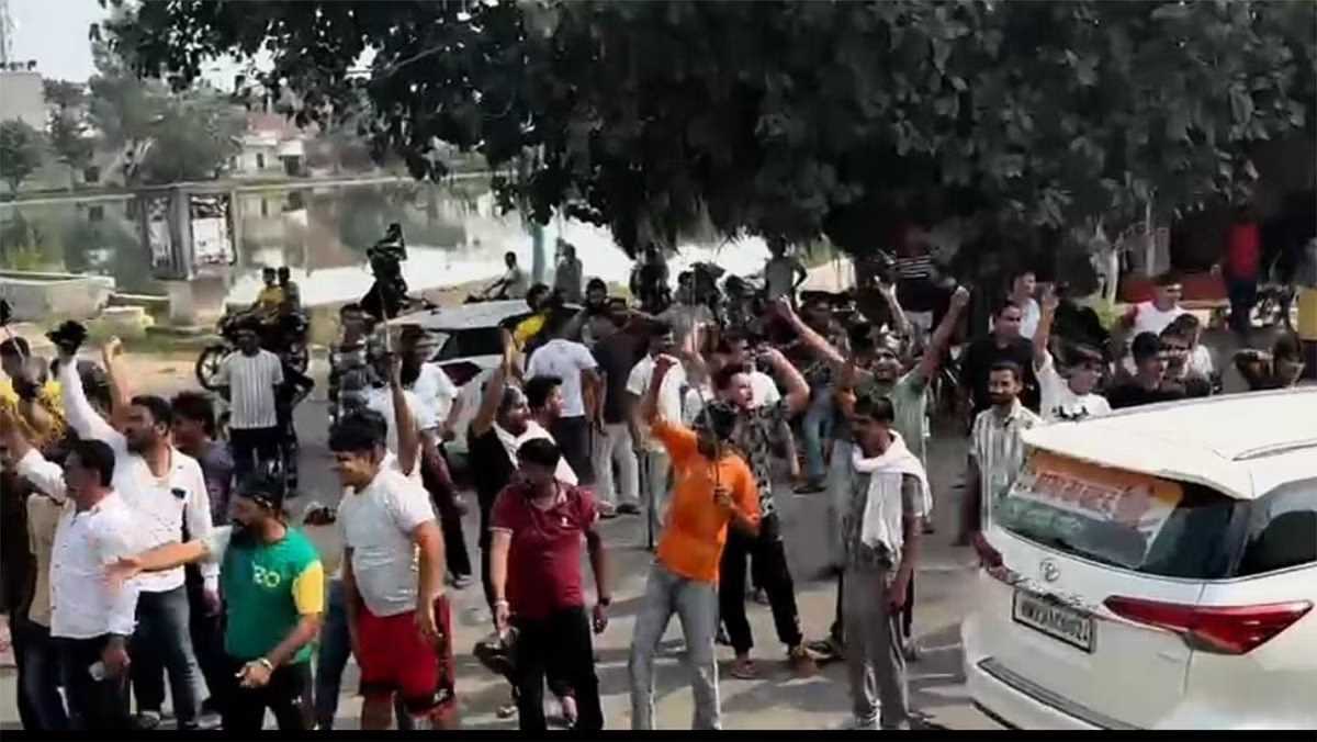 हरियाणा चुनाव : करनाल में कांग्रेस प्रत्याशी के समर्थकों का हंगामा, प्रशासन पर मनमानी का आरोप