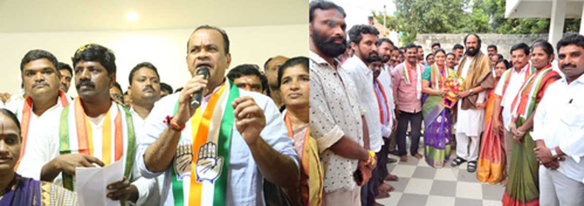 तेलंगाना : पूर्व एमएलसी ने बीआरएस छोड़ा, 2 नगरपालिका अध्यक्ष कांग्रेस में शामिल