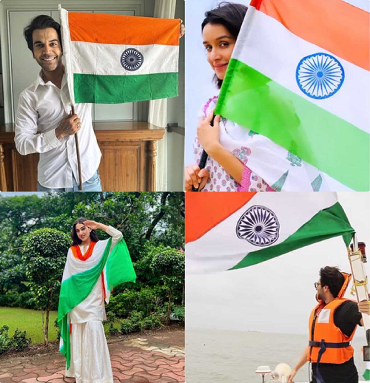77वें स्वतंत्रता दिवस के रंग में रंगा बॉलीवुड, आजादी के नायकों को किया सलाम