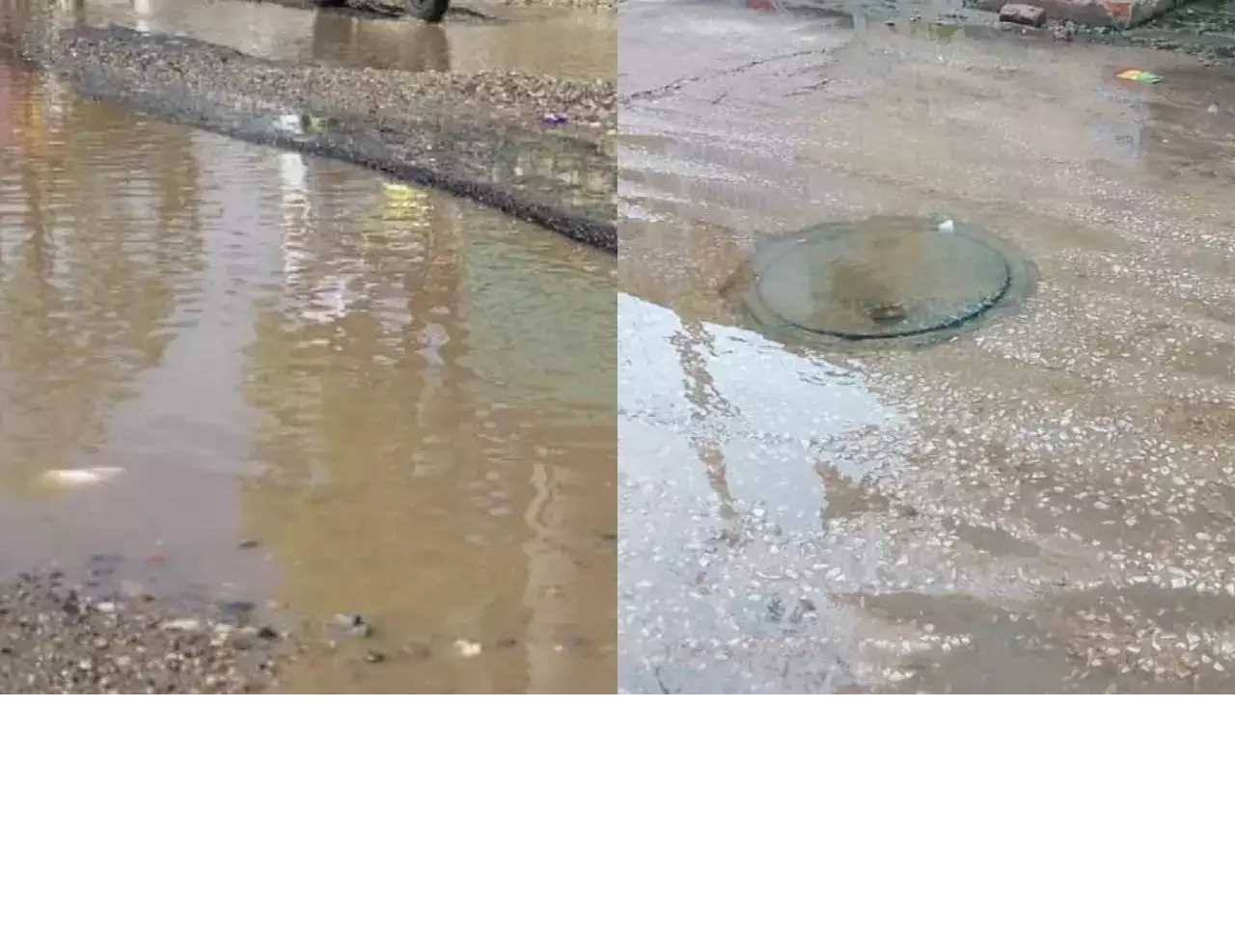 दिल्ली: सड़क पर बह रहा सीवर का पानी, उत्तम नगर के लोगों ने सीएम आतिशी से लगाई गुहार दिल्ली: सड़क पर बह रहा सीवर का पानी, उत्तम नगर के लोगों ने सीएम आतिशी से लगाई गुहार