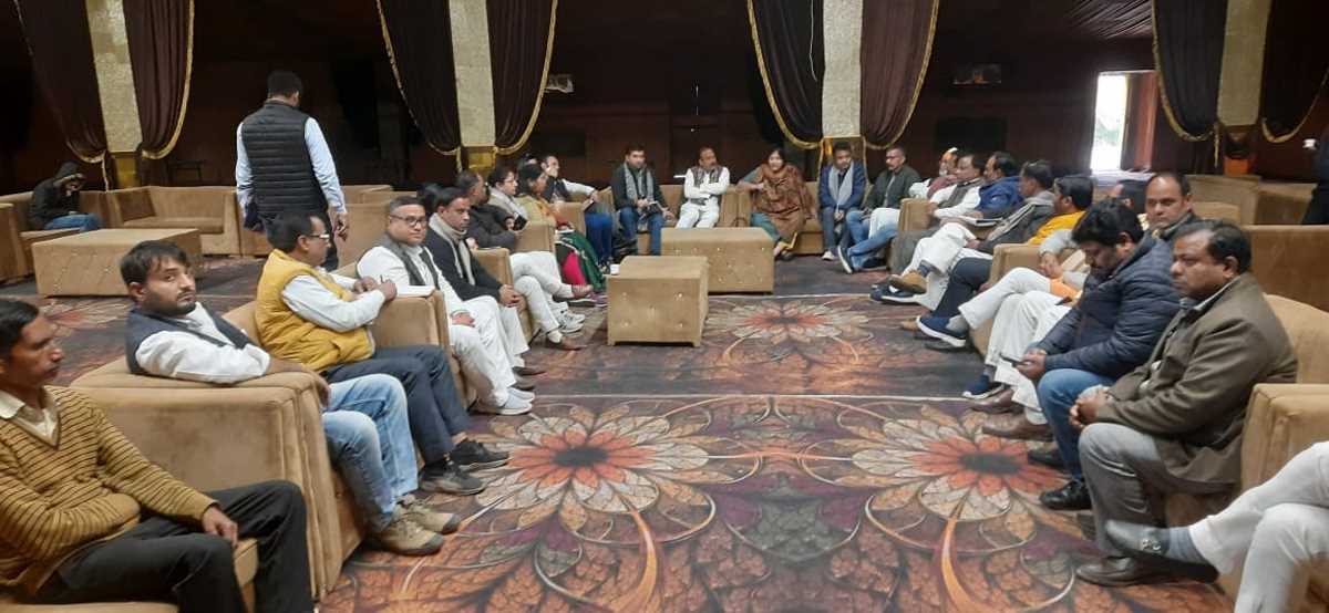 अटल बिहारी वाजपेई की जयंती के कार्यक्रम की तैयारी को लेकर की बैठक