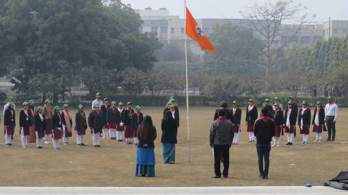 स्काउट गाइड शिविर में प्रतिभागियों को पढ़ाया गया संस्कार व संस्कृति का पाठ