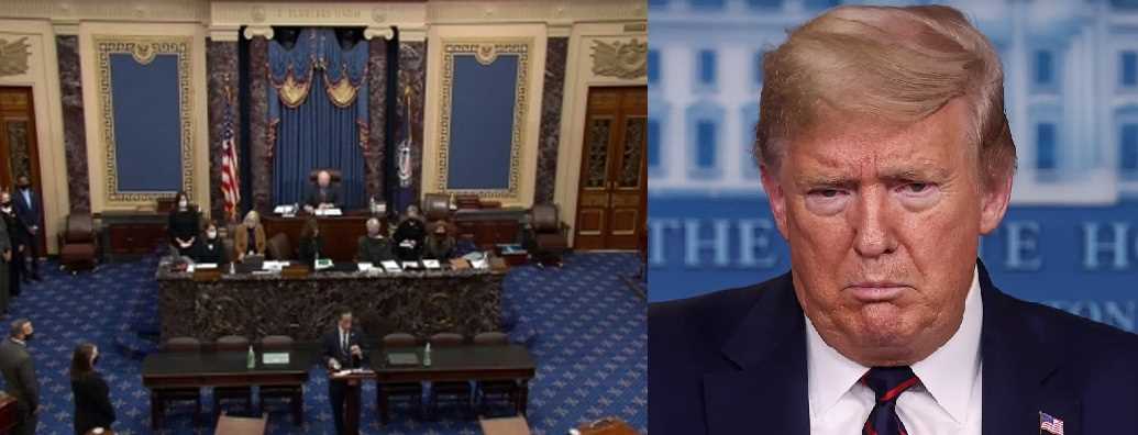 संसद सदस्यों ने सीनेट को सौंपा ट्रंप के खिलाफ महाभियोग आरोपपत्र