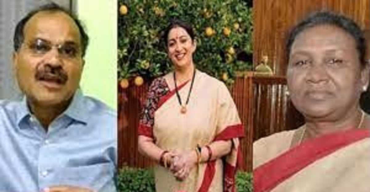 कांग्रेस नेता अधीर रंजन चौधरी के बयान के खिलाफ  भाजपा का जोरदार प्रदर्शन, माफी की मांग