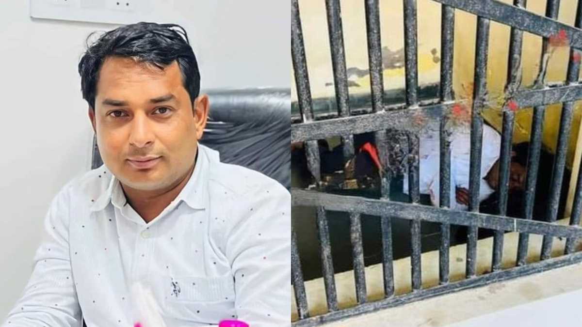 हवालात से सामने आई एसडीएम को थप्पड़ मारने वाले नरेश मीणा की पहली तस्वीर