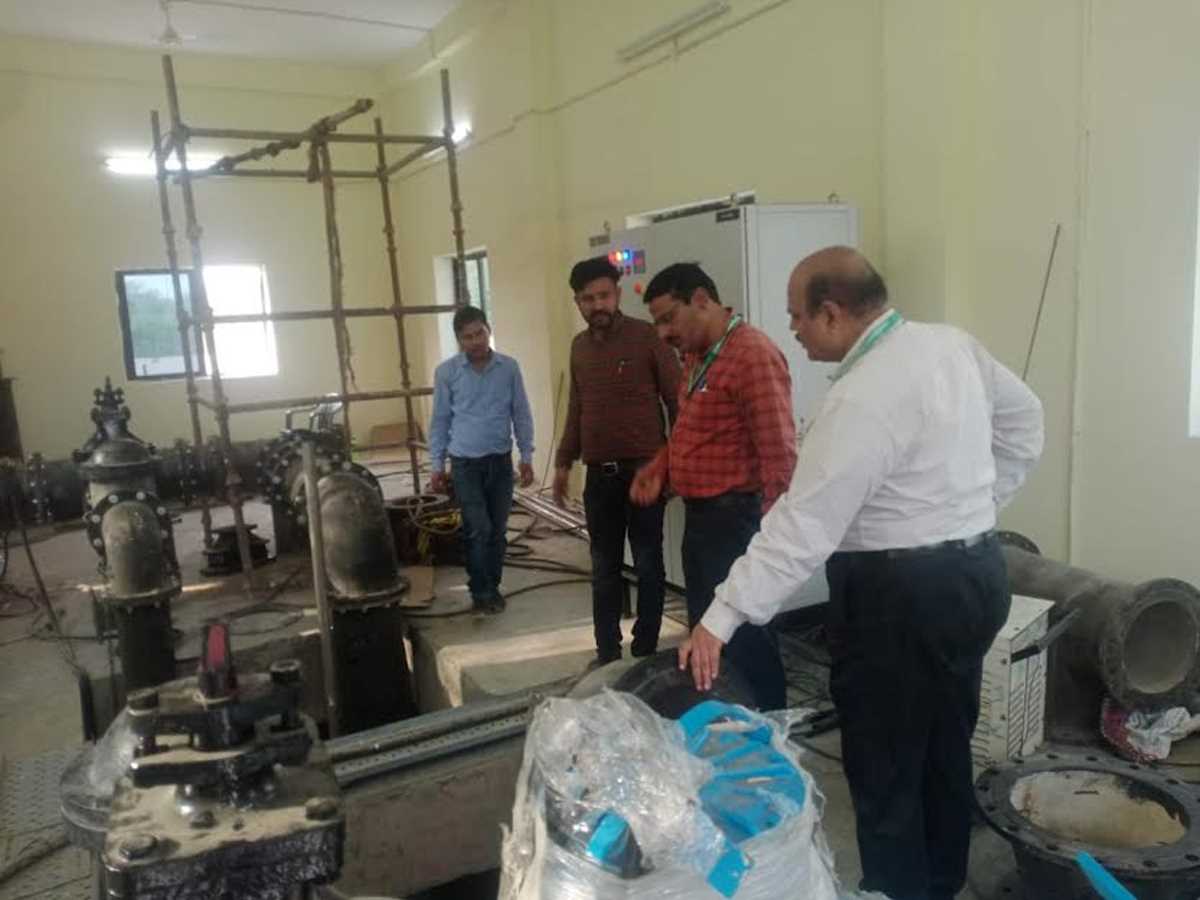 एसटीपी के शोधित पानी से आईआईटीजीएनएल टाउनशिप के पेड़-पौधों की सिंचाई शुरू