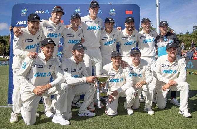 आईसीसी टेस्ट रैंकिंग में पहली बार नंबर-1 टीम बनी न्यूजीलैंड