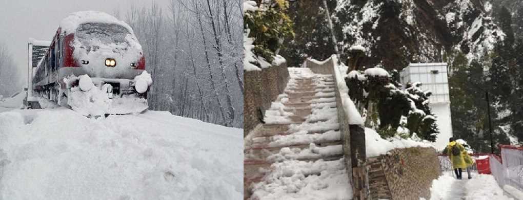 भारी बर्फबारी के चलते समूचे देश से टूटा कश्मीर घाटी का संपर्क