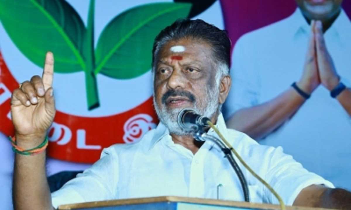 चेन्नई : पन्नीरसेल्वम ने लगाई सुरक्षा की गुहार, ग्रेटर चेन्नई पुलिस ने किया इनकार