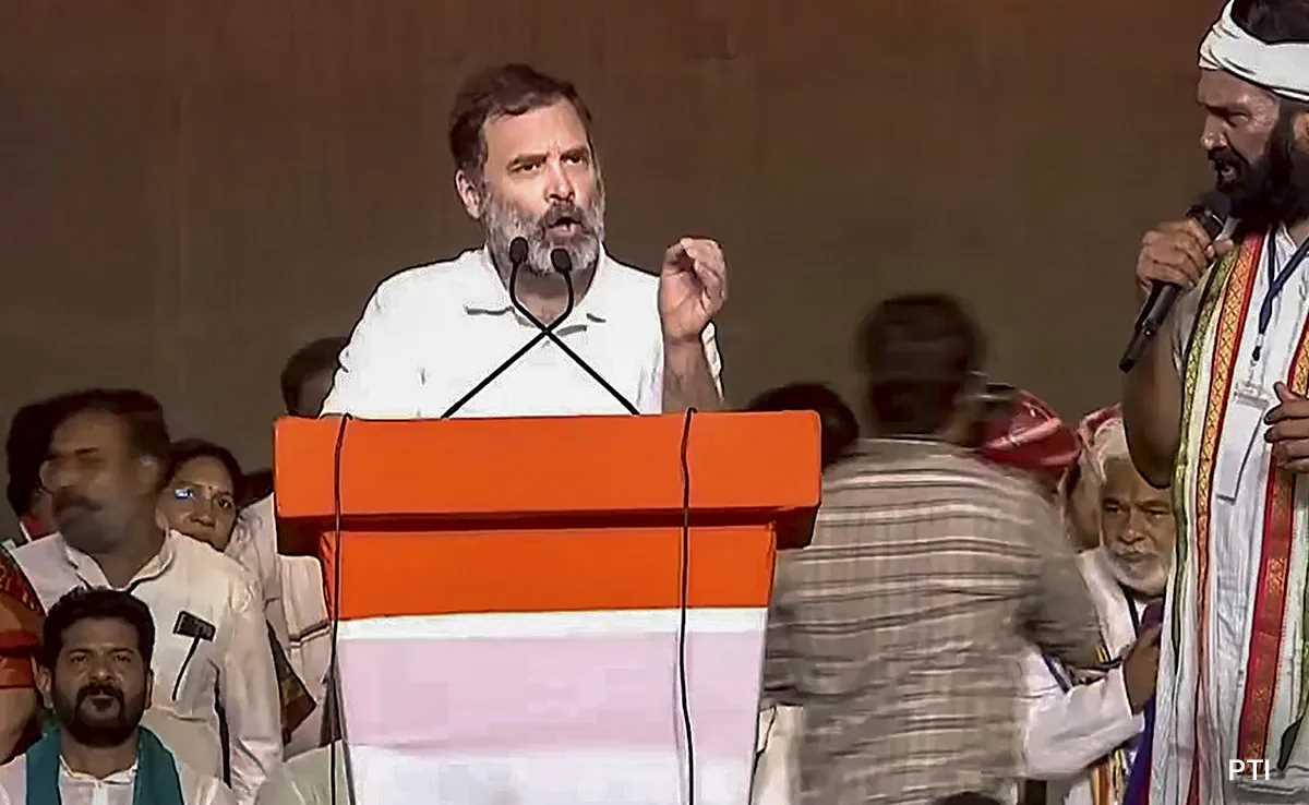 तेलंगाना में लड़ाई कांग्रेस और भाजपा की बी टी बीआरएस के बीच है : राहुल