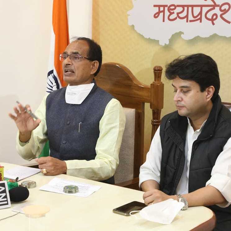 शिवराज सिंह चौहान और ज्योतिरादित्य सिंधिया के बीच विकास को लेकर हुई मंत्रणा