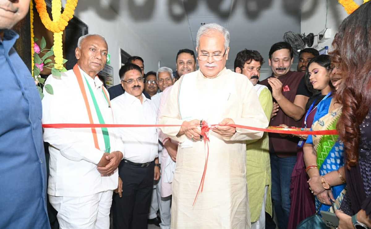 भूपेश ने 400 बिस्तरों के बालाजी मेट्रो हॉस्पिटल का किया शुभारंभ