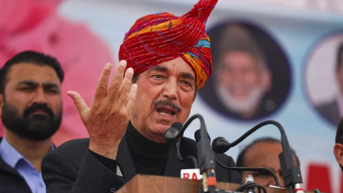 गुलाब नबी आजाद ने की अधिक से अधिक मतदान की अपील