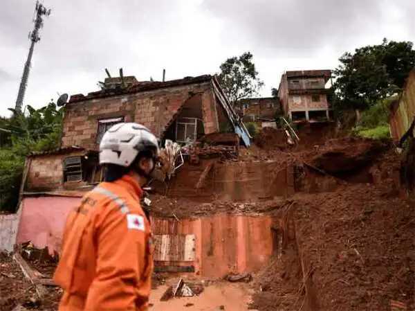 ब्राजील में भारी बारिश, भूस्खलन से 37 लोगों की मौत