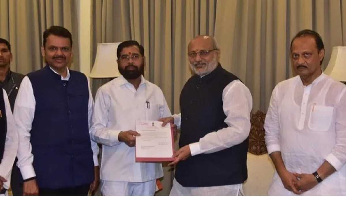 एकनाथ शिंदे ने राज्यपाल को सौंपा अपना इस्तीफा