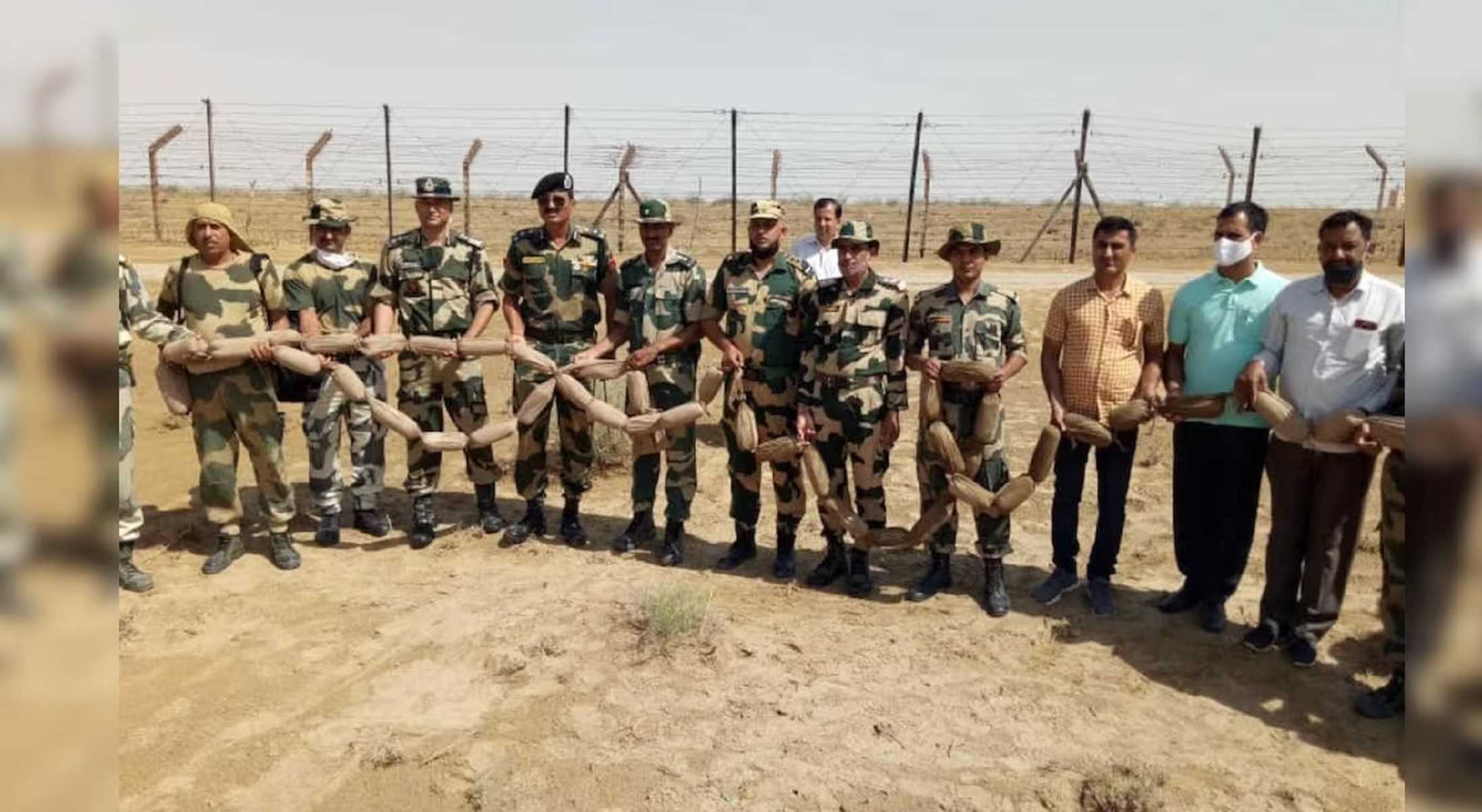 भारत पाकिस्तान की अंतरराष्ट्रीय सीमा से करोड़ों की हेरोइन बरामद