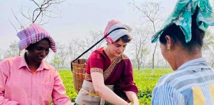 प्रियंका गांधी ने असम का चुनावी दौरा किया रद्द , पति रॉबर्ट वाड्रा कोरोना पॉजिटिव हुए प्रियंका गांधी ने असम का चुनावी दौरा किया रद्द , पति रॉबर्ट वाड्रा कोरोना पॉजिटिव हुए