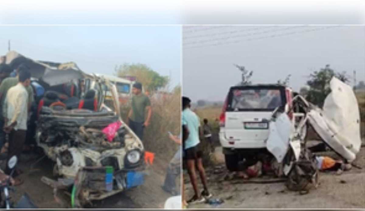 महाराष्ट्र के सोलापुर में ट्रक से टकराई स्कॉर्पियो, चार लोगों की मौत सात घायल