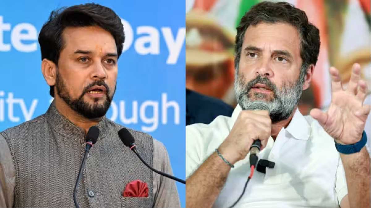 अनुराग ठाकुर ने राहुल गांधी से पूछा सवाल - कांग्रेस का हाथ नफरती नेताओं के साथ क्यों है ?