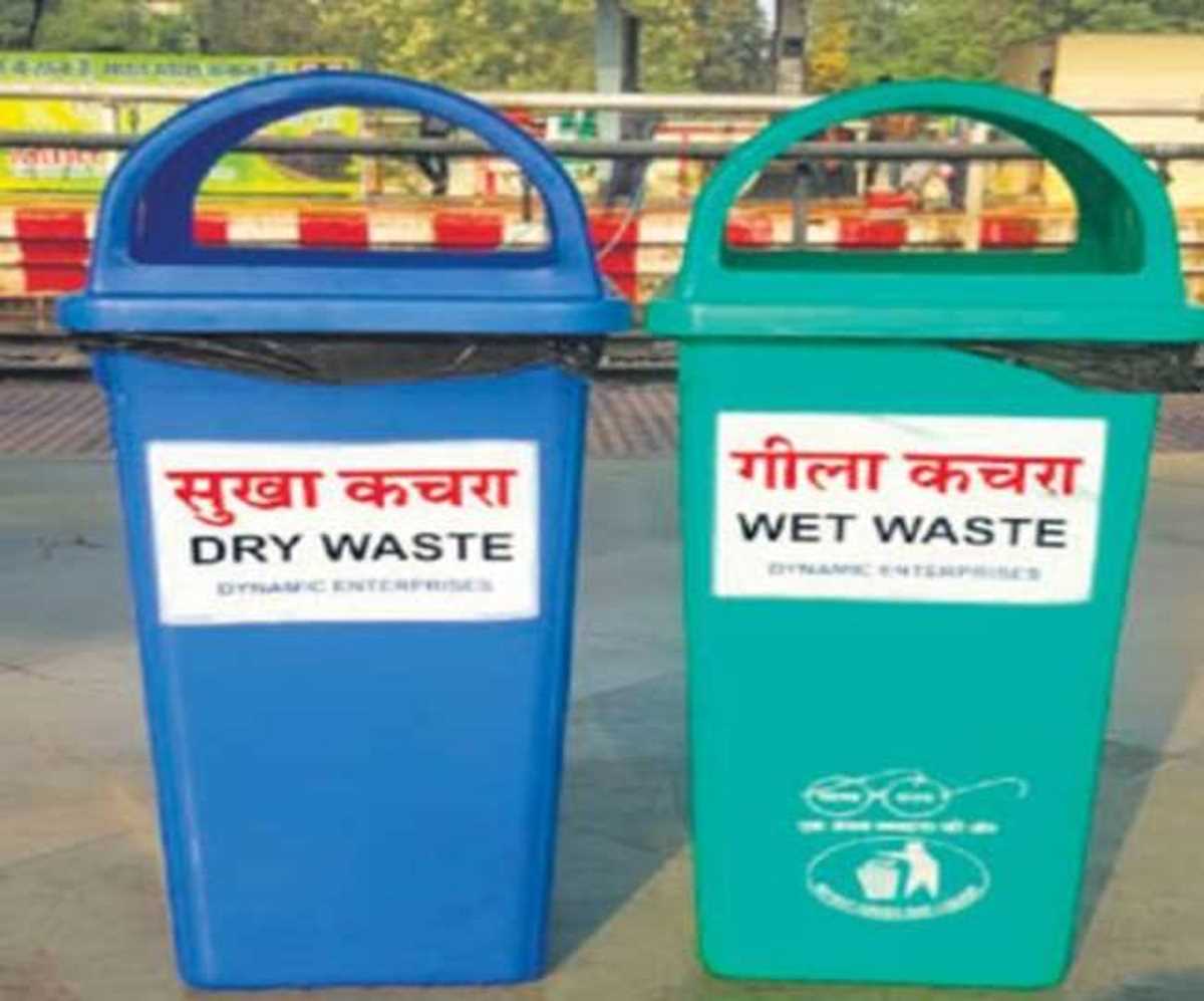 गीला-सूखा कचरा अलग-अलग नहीं देने वाले 68 लोगों पर प्रतीकात्मक कार्रवाई