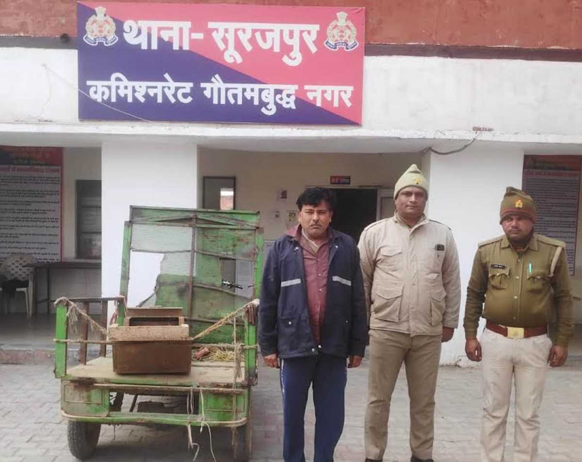 रेलवे लाइन की साइट से लोहे की प्लेट चोरी करने वाला आरोपी गिरफ्तार