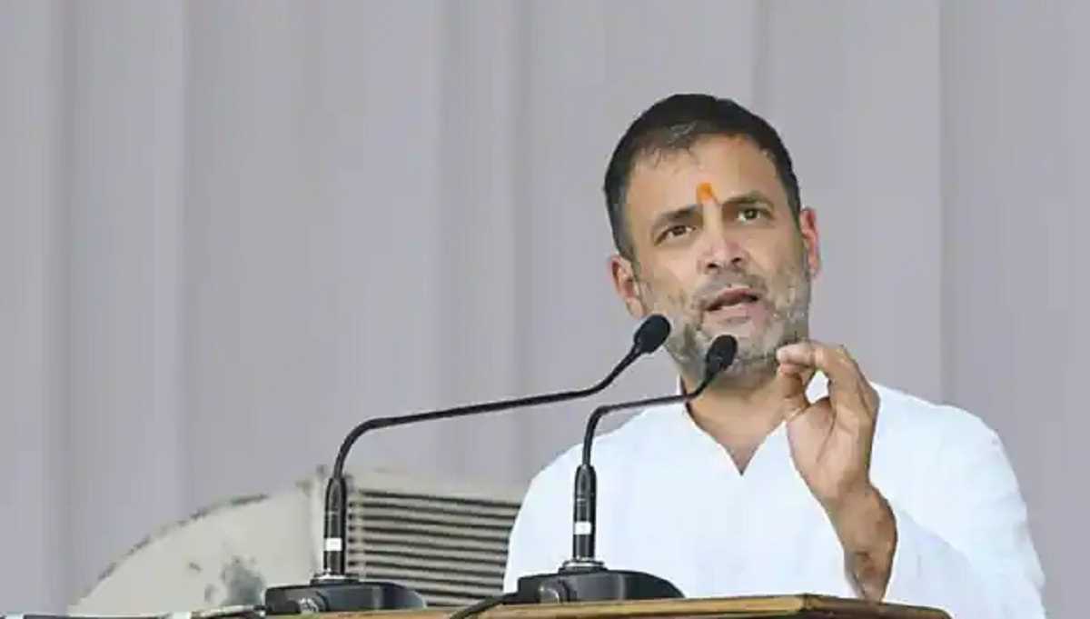 राहुल गांधी कांग्रेस के आजादी गौरव मार्च में हुए शामिल