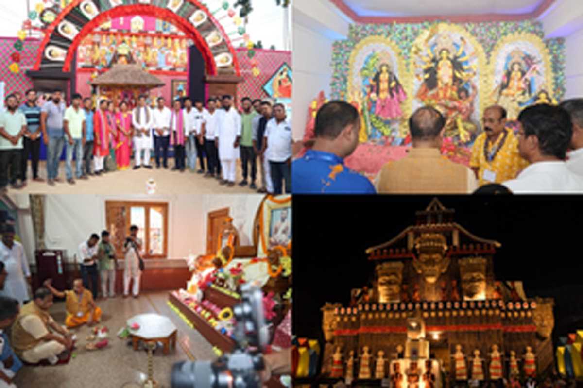 पूर्वोत्तर राज्यों में दुर्गा पूजा उत्सव का माहौल, हिंसा प्रभावित मणिपुर शांत