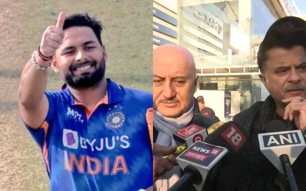 ऋषभ पंत से मिलने हॉस्पिटल पहुंचे अनुपम खेर और अनिल कपूर, बोले- वह फाइटर हैं...देश की दुआएं उनके साथ ऋषभ पंत से मिलने हॉस्पिटल पहुंचे अनुपम खेर और अनिल कपूर, बोले- वह फाइटर हैं...देश की दुआएं उनके साथ