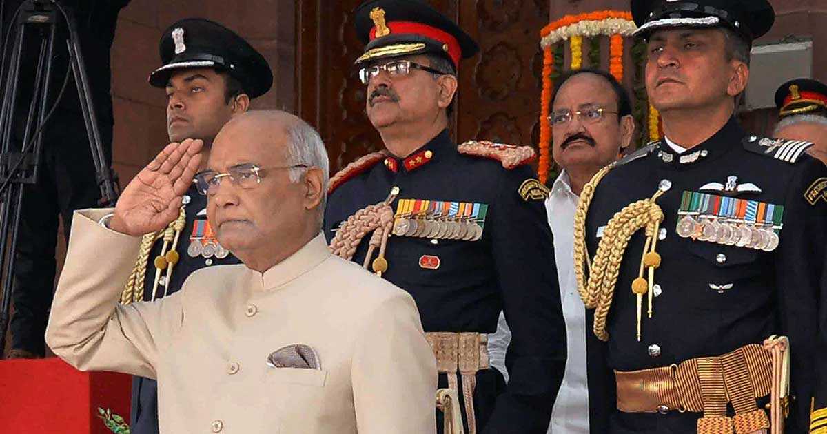सेना दिवस पर राष्ट्रपति कोविंद ने भारतीय सेना के वीर जवानों को किया अभिनंदन