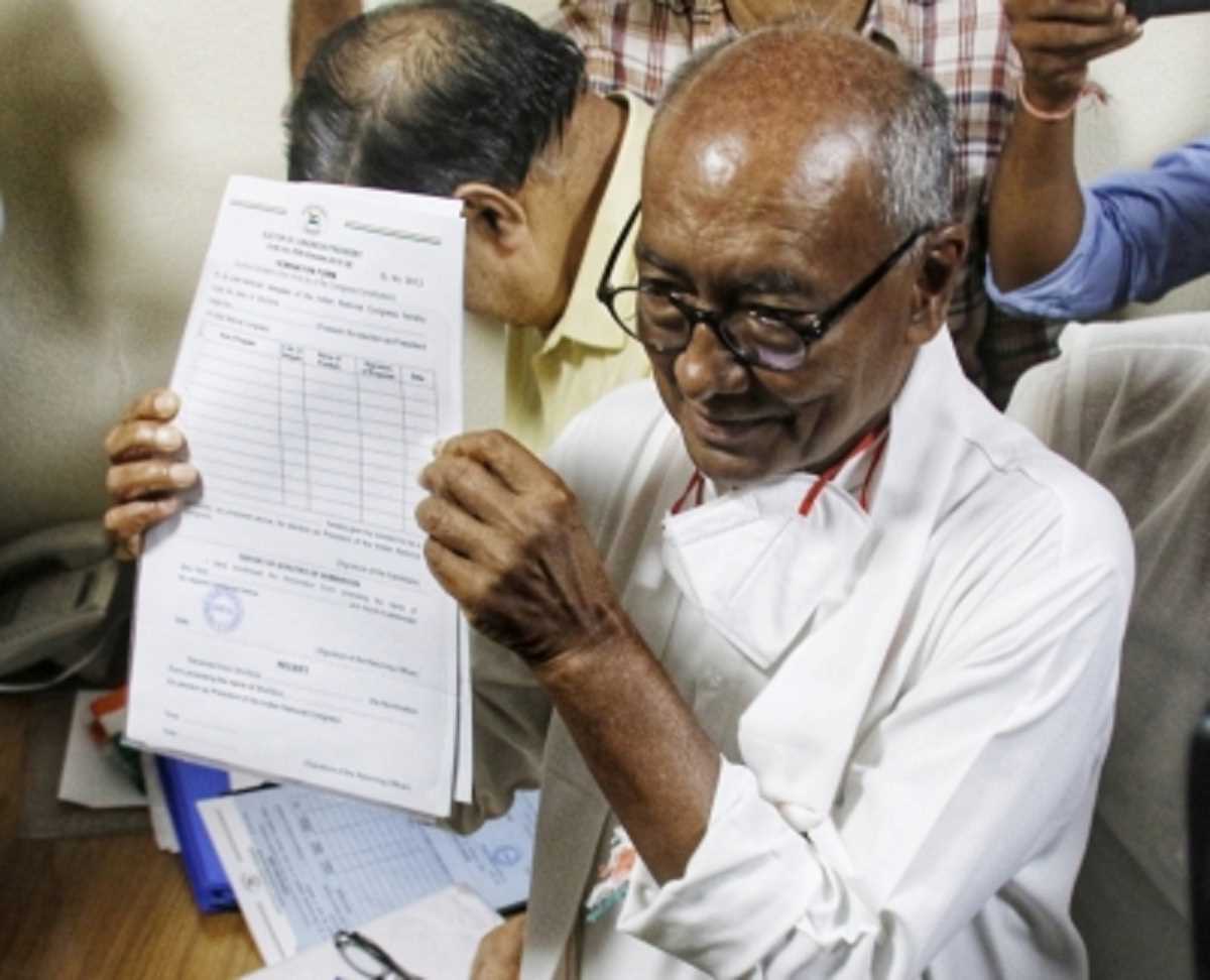 कांग्रेस अध्यक्ष चुनाव : दिग्विजय का समर्थन करने दिल्ली पहुंचेंगे मध्यप्रदेश के विधायक
