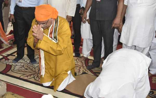 गुरु तेग बहादुर की जयंती पर आयोजित समारोह में शामिल हुए मुख्यमंत्री बघेल