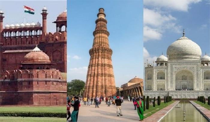 खुलते ही कुतुब मीनार और लाल किले का दीदार करने पहुंचे पर्यटक