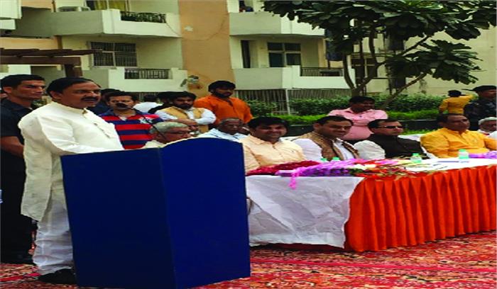 एवीजे हाइट्स आरडब्लूए पदाधिकारियों को दिलाई गई शपथ