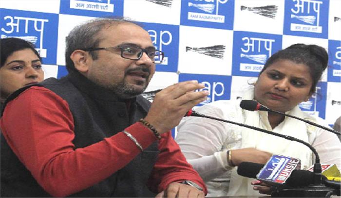 अपराध के बढ़ते आंकड़ों पर आप का केंद्र पर हमला