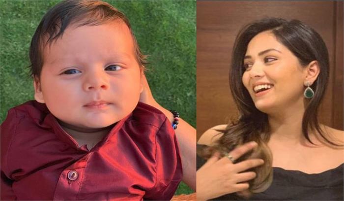 मीरा राजपूत ने बेटे जैन की पहली फोटो साझा की 