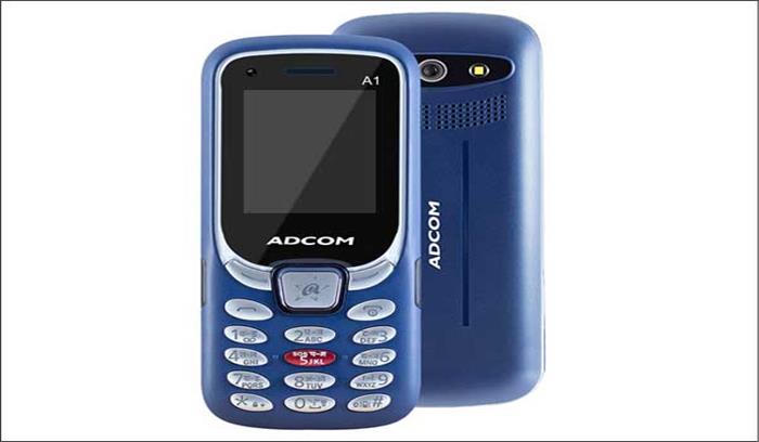 एडकॉम ने ए1 सेल्फी फीचर फोन लांच किया