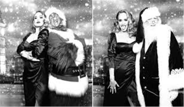 वजन घटाने के बाद फेस्टिव तस्वीरों में ग्लैमरस दिखीं अडेल