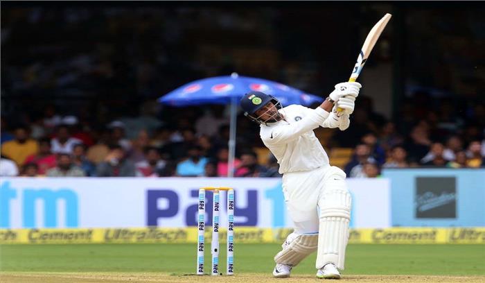 बेंगलुरू टेस्ट:  दूसरे दिन पहली पारी में भारत ने बनाए 474 रन