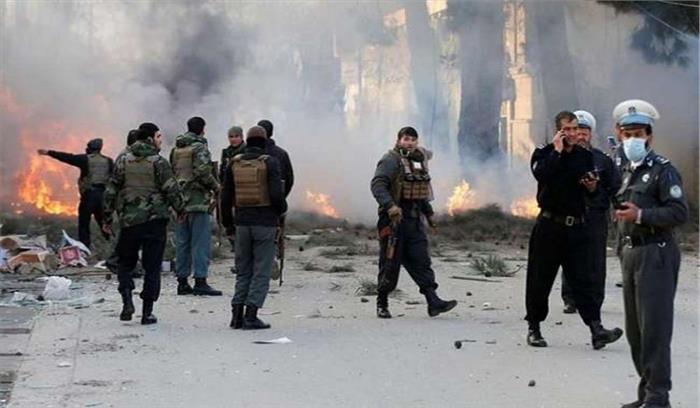 अफगानिस्तान में तालिबानी हमले में तीन सुरक्षाकर्मियों की मौत, सात घायल