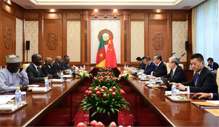 अफ्रीकी अतिथियों से मिले वांग यी